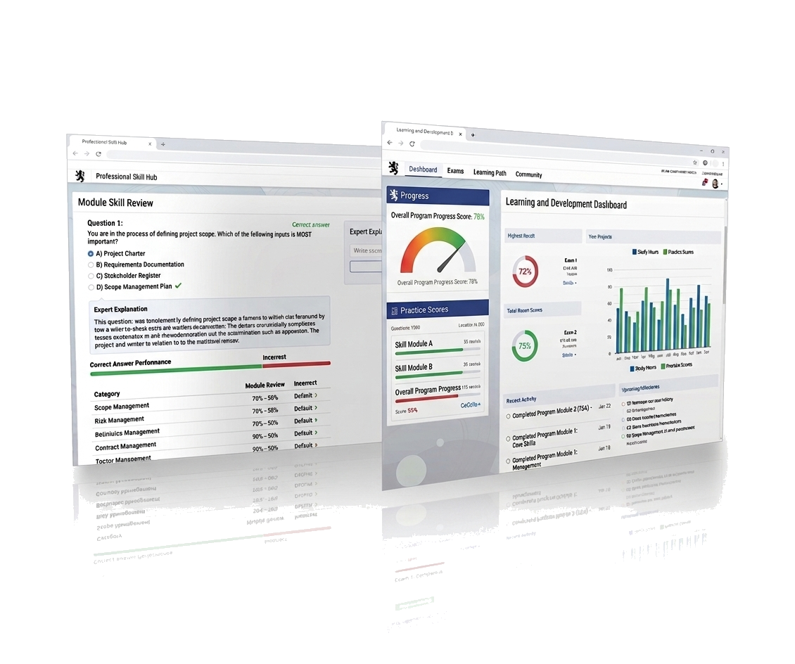 AcctPrep progress dashboard preview